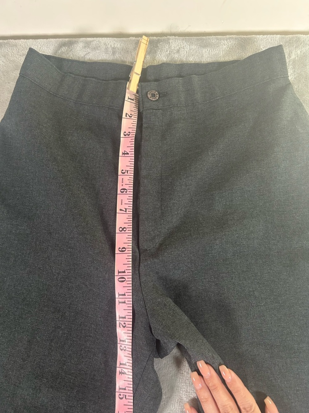 Levi's Dark Gray wide-Leg trousers Pants - Picture 6 of 10